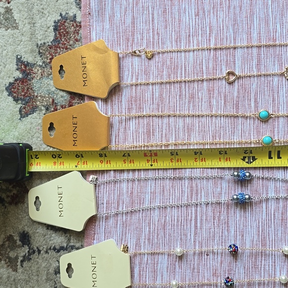 MONET BRAND WOMEN'S FASHION JEWELRY BUNDLE OF 4 LONG NECKLACES - Picture 11 of 14